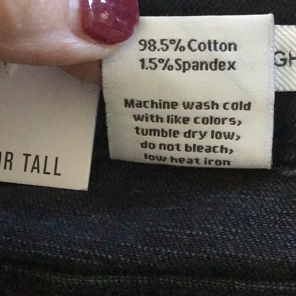 American Tall women’s 32x35 THE LOLA - STRETCH SLIM-FIT TALL HIGH WAISTED JEANS - Picture 12 of 13